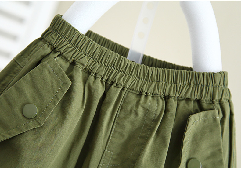 Set hanorac și pantaloni cargo pentru băieți toamnă primăvară_voghion.com