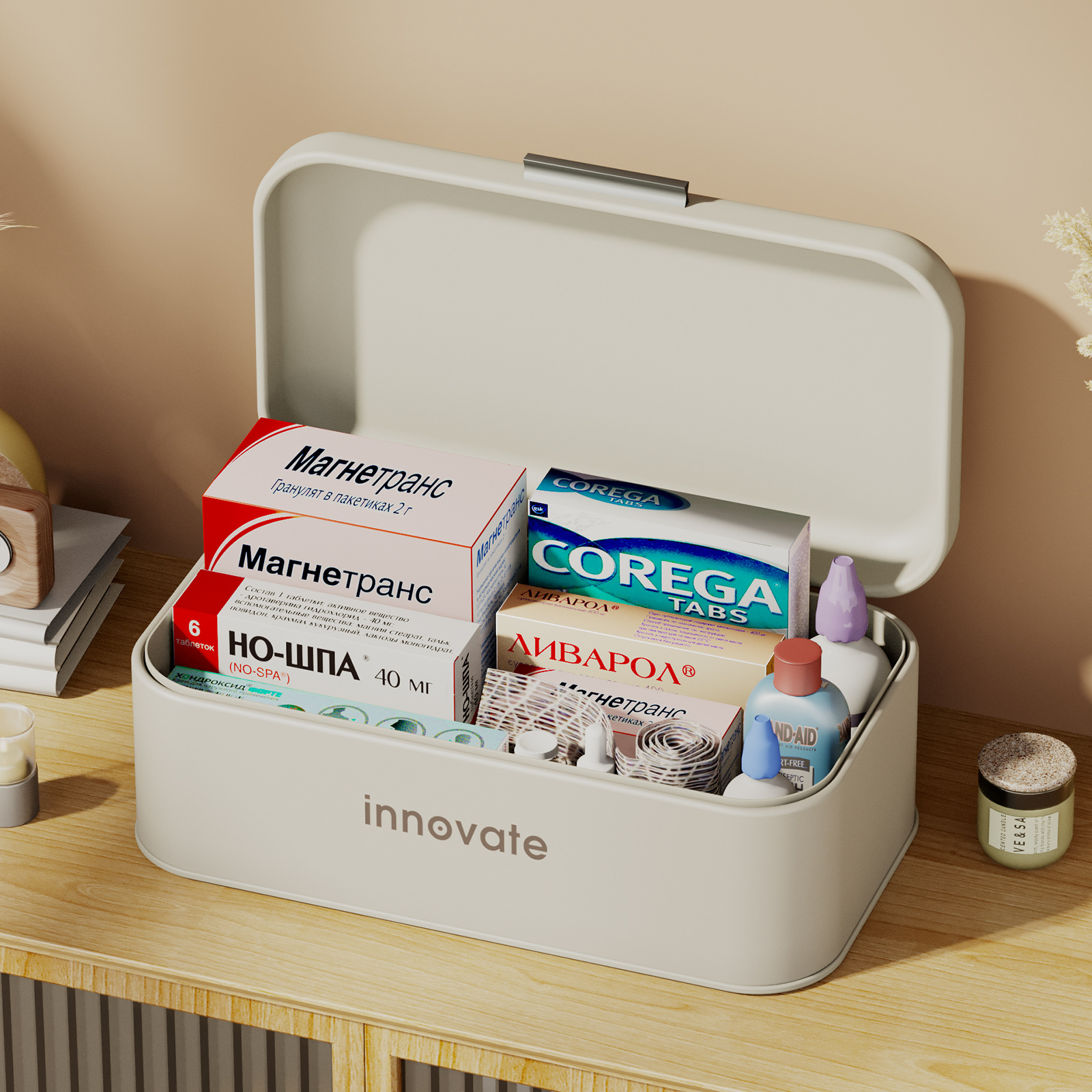 Máscara de entrada caja de almacenamiento hogar clave de almacenamiento hogar a prueba de polvo de gran capacidad de gama alta caja de organización de escritorio al por mayor