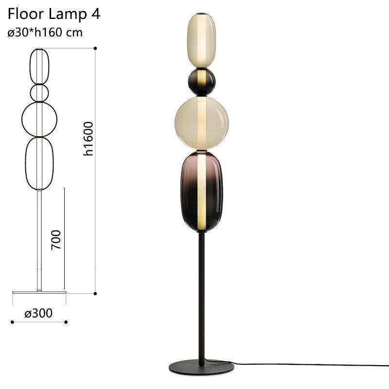 Торшер-дизайнер Bana Lighting Pebbles в стиле легкой роскоши