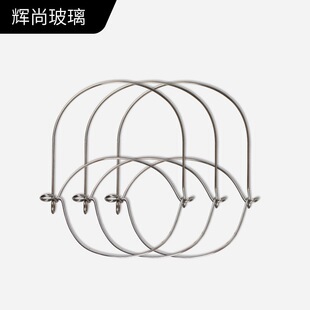 Glass storage jar handle glass bottle buckle stainless steel round iron galvanized tinplate Universal handle vase width