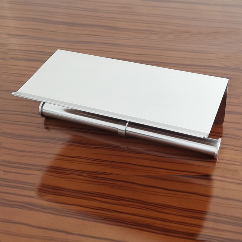 Espacio directo de fábrica de aluminio de doble rollo de teléfono móvil titular de tejido alargado titular de papel higiénico