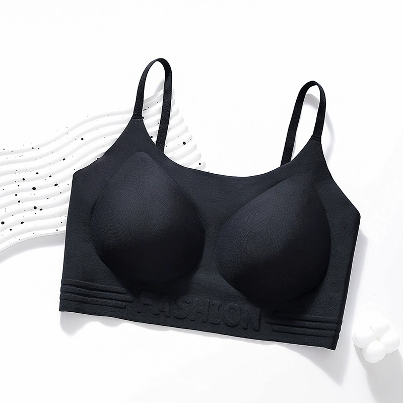 Wireless Invisible Bra Vest, Thin Seamless No-Trace Back, Light Support (M–2XL)