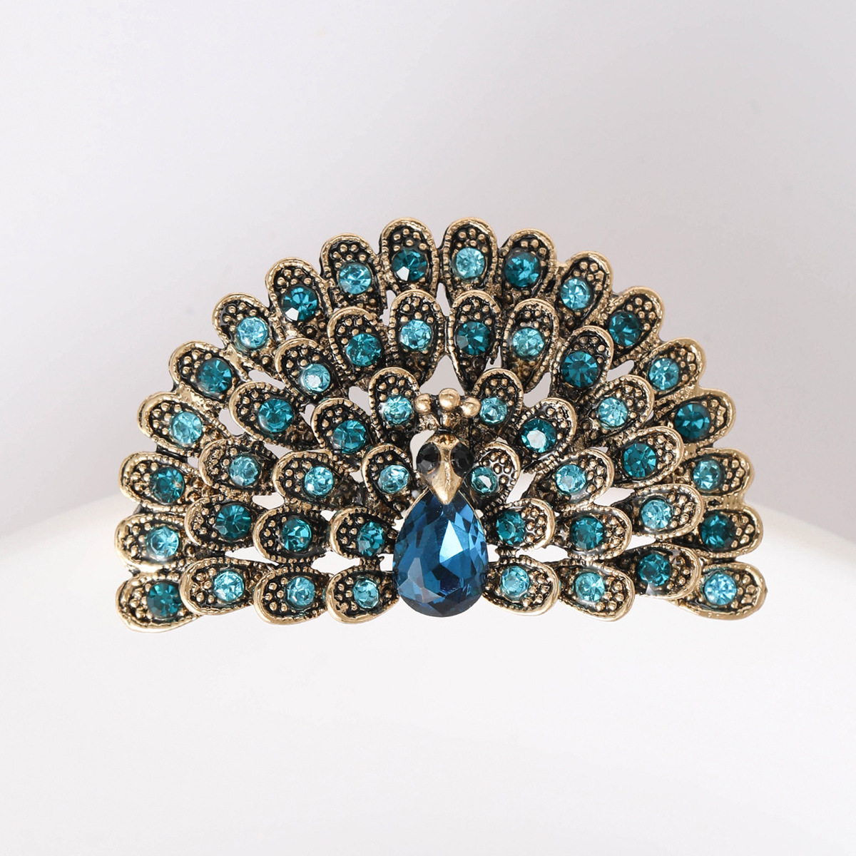 16g Weight Rhinestones Inlay Material Brooches Classification Banquet Occasion Alloy Material Peacock Pattern All Seasons Season Women's Gender Inlay Design Retro Style Retro Pin Peacock Alloy Inlay Rhinestones Women's Brooches 11