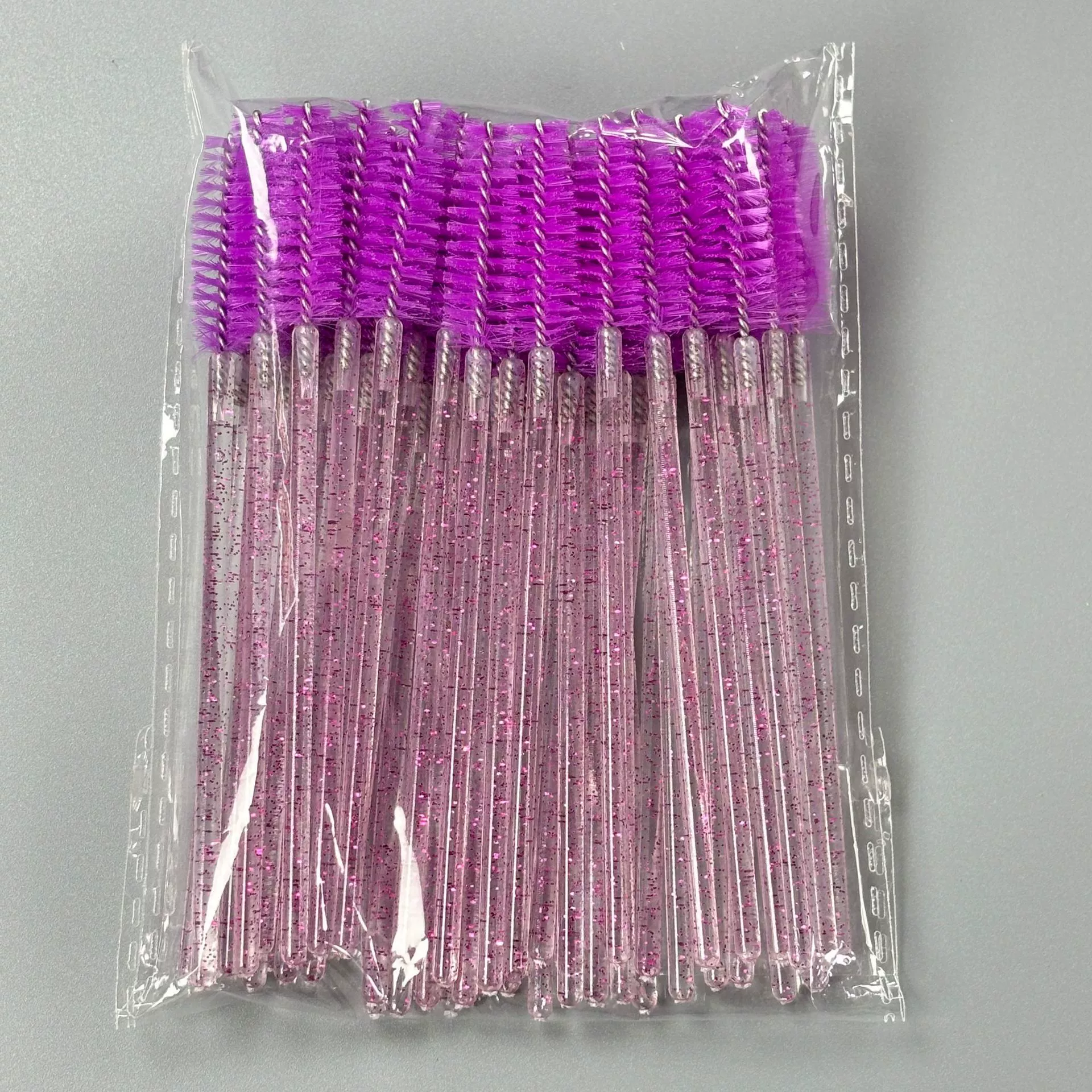 False eyelashes for extension for eyelashes, disposable brush, 50 pieces