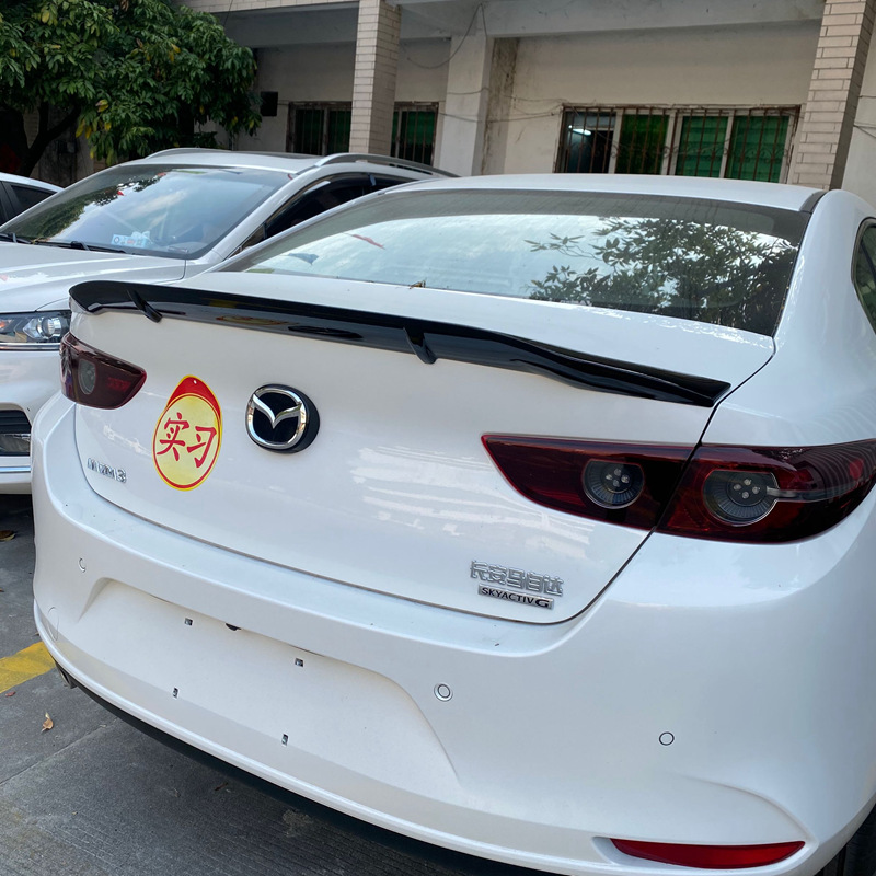 Suitable for 2020-2024 Mazda 3 Next Generation Rear Wing New Angkesela Modified R Style Fixed Wing