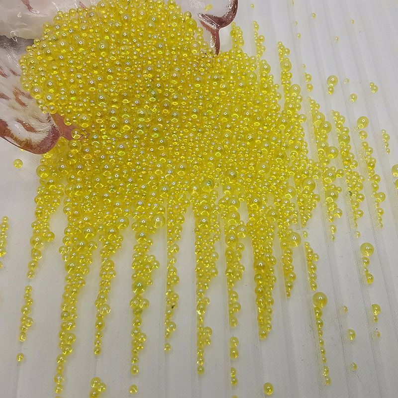 玻璃气泡珠无孔幻彩圆珠泡泡珠透明美甲微珠流沙笔刀填充DIY材料|undefined