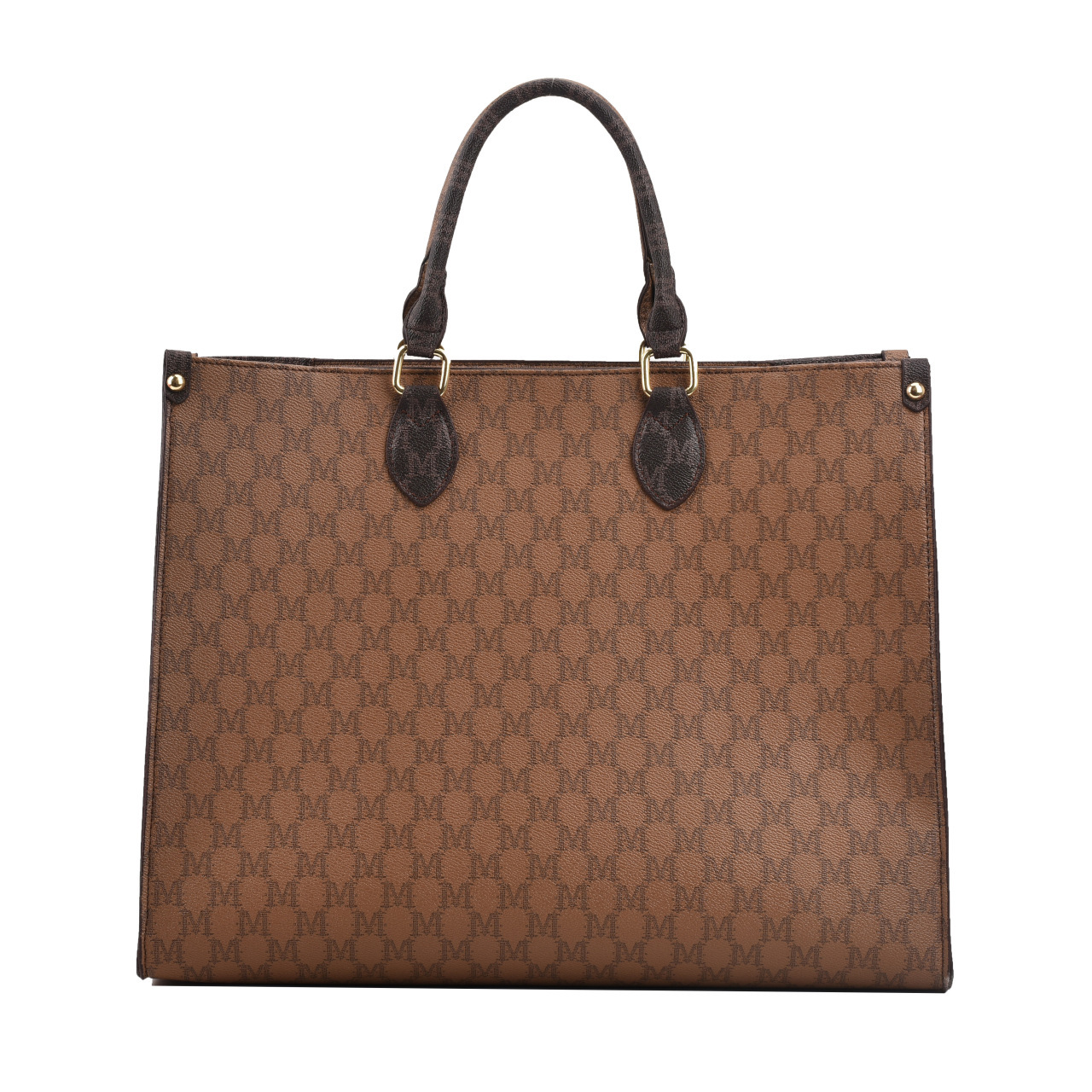 Retro Women's Shoulder Bag Large Capacity Pu Leather Commuter Tote_voghion.com