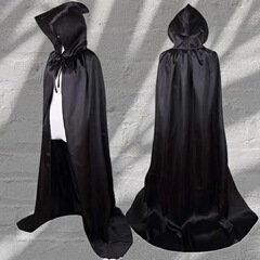 ハロウィーンマントcos死神マント吸血鬼女呪術師ガウンパーティー服成人児童黒マント