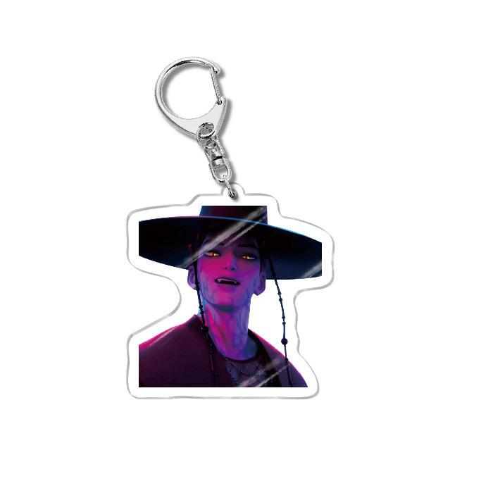 Kpop Demon Hunters Caza de Brujas Acrílico Colgante de llaveros Joyas Creativas Regalos