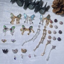 ��ɫ΢��ʯ������朵������K�ִ����diy���K�ʯ������