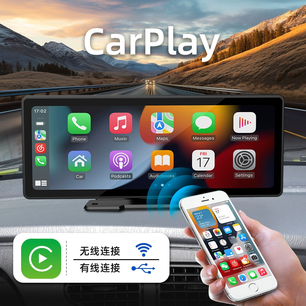 10,26-дюймовый портативный экран Carplay автомобильный mp5 плеер Bluetooth HD задняя камера изображение умный экран навигация