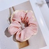 Brand fruit student pleated skirt, Japanese retro hair accessory, hair rope, Korean style, floral print, french style