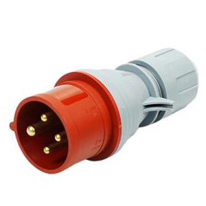 宁波正邦ZNPON 32A-6H/380-415V~3P+E，ip44 工业插头 P34442