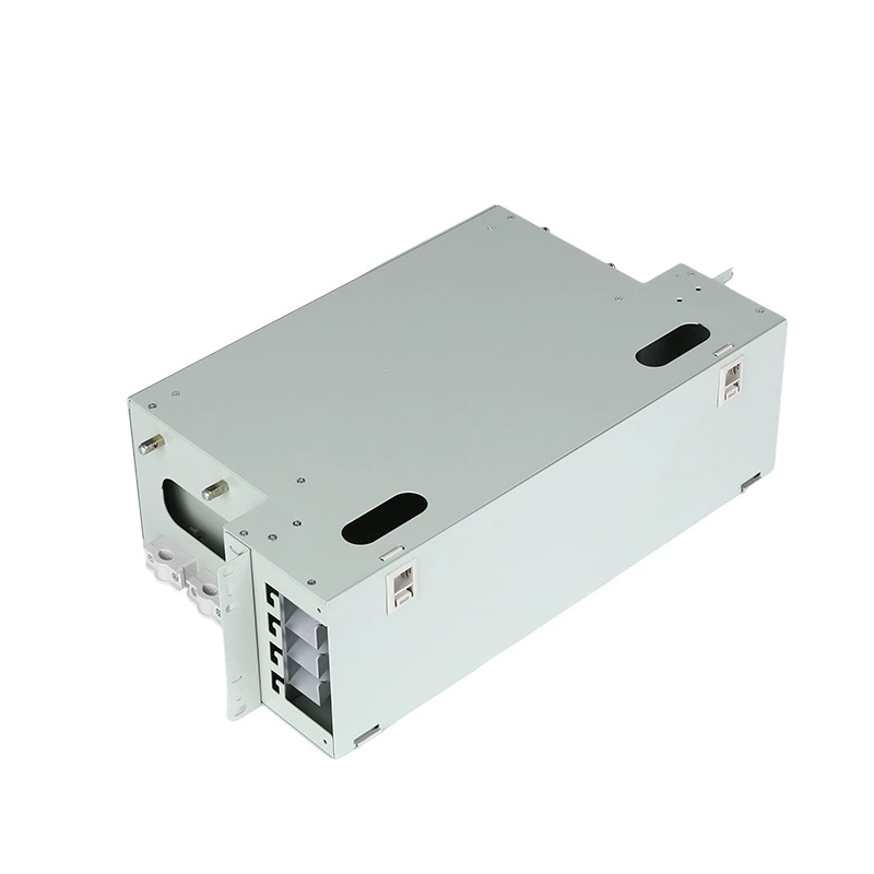 48-core ODF unit box fiber optic distribution cabinet white rack-mounted fiber distribution frame cable room wiring box