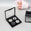 [Spot] Sky window cover square buckle 4 color eye shadow air disk 4 round grid eye shadow box small sample color test