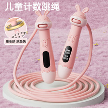儿童跳绳幼儿园花样pvc初学者跳绳卡通可调节小学生计数跳绳批发