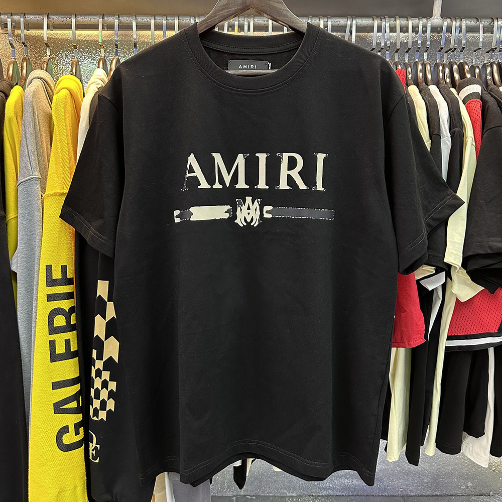 Amiri T-shirt Logo Printed Black