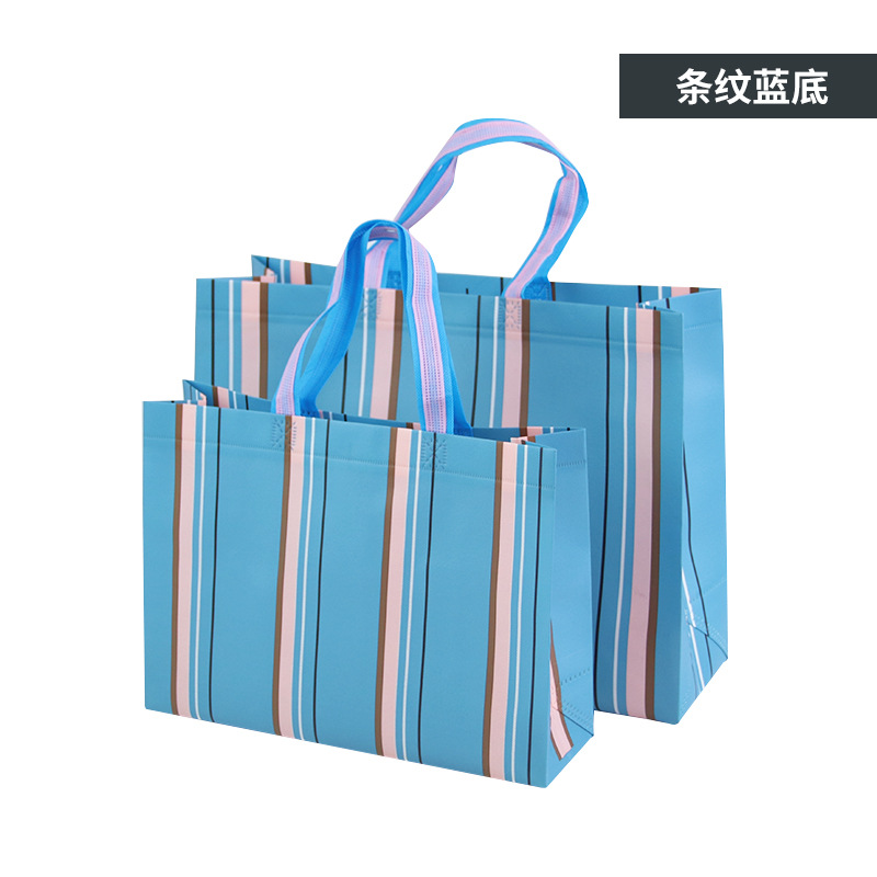 En stock bolsa de tienda de ropa logotipo personalizado bolsa de protección ambiental personalizada bolsa de embalaje de cuatro piezas bolso no tejido recubierto