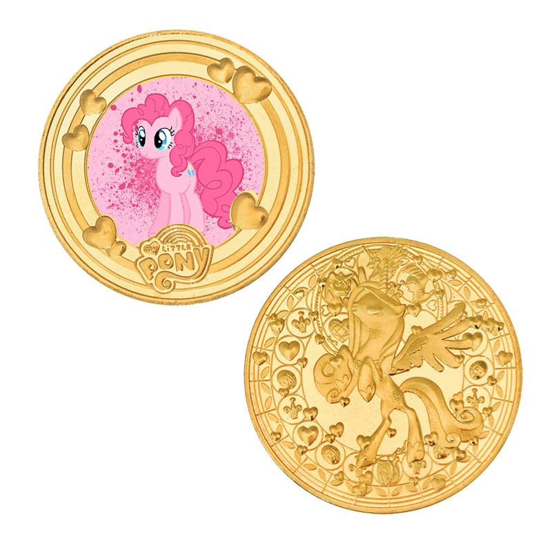 Коллекционная монета-подставка Little Pony на память (2025) — набор много монет, варианты подарков, акриловая рамка и коробка