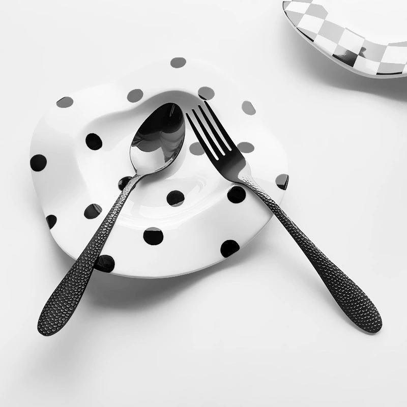 Retro tableware, spoon stainless steel, Amazon, increased thickness