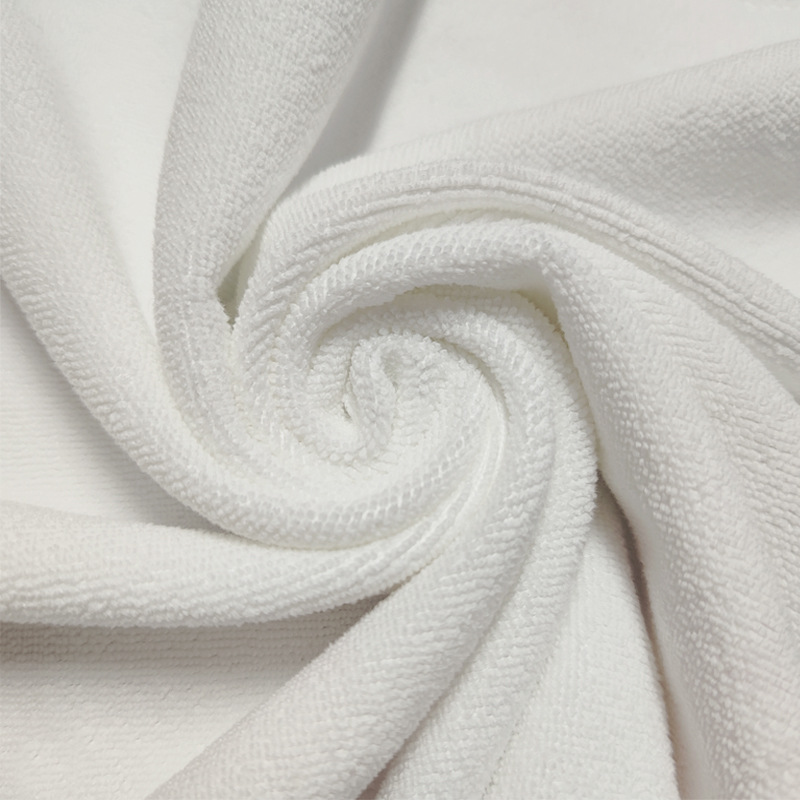 Full polyester 250g woven towel fabric, ultra-fine thermal transfer printing 300gsm polyester matte finish fabric customization