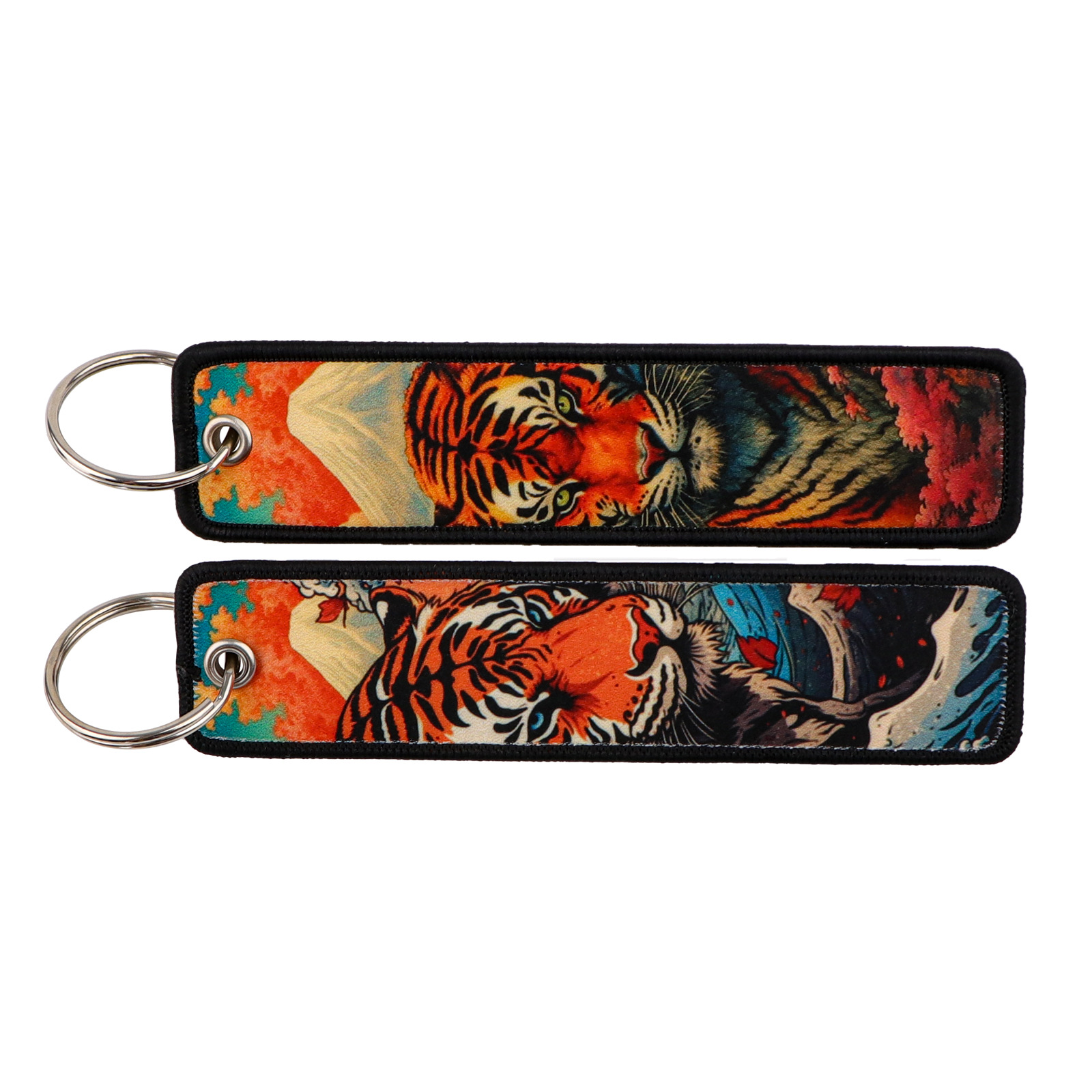 日本式の波の荷印の鍵は錦鯉の掛け物の国風の仙鶴の学生の証明書を掛けて布芸のキーホルダーの部品を飾ります。