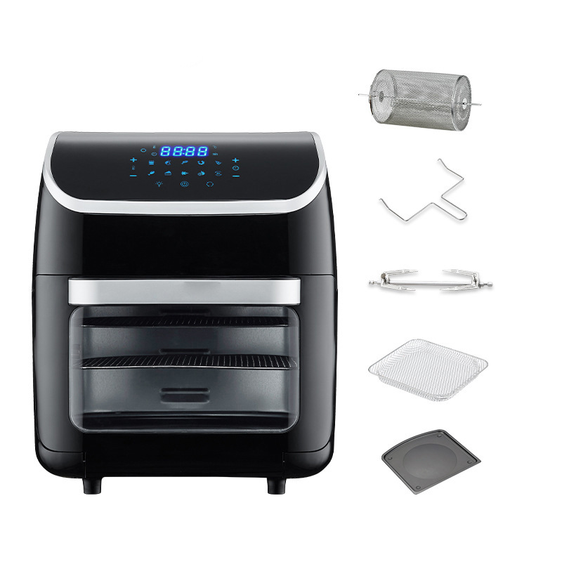 Cross-Border European Standard Touch-Type 12L Air Fryer Visual Large-Capacity Household Fully Automatic Intelligent 1800W