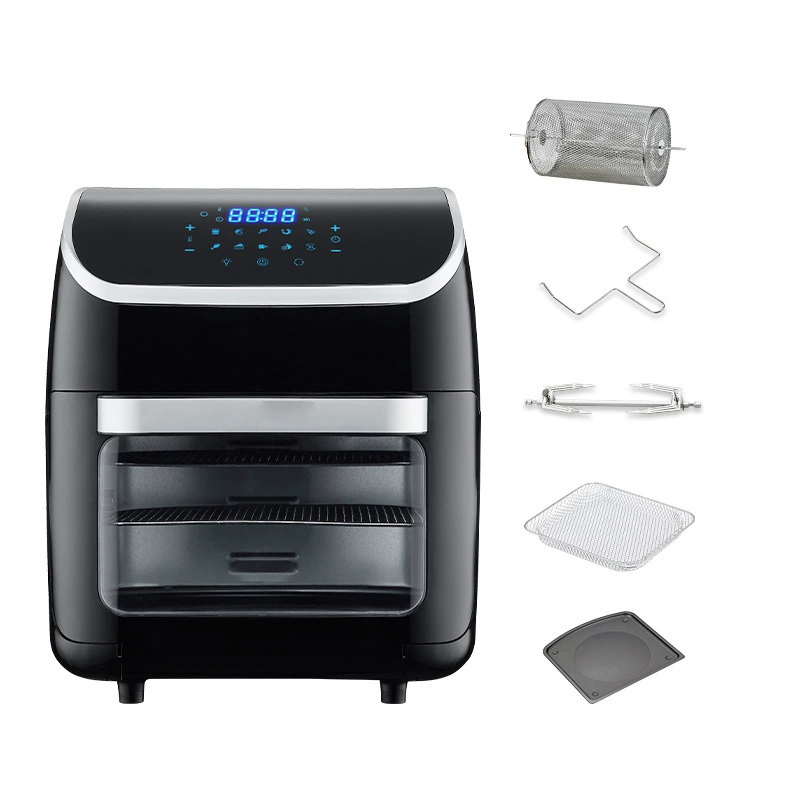 Трансграничная фритюрница европейского стандарта сенсорного типа 12 л, визуальная бытовая фритюрница большой емкости, полностью автоматическая, интеллектуальная, 1800 Вт