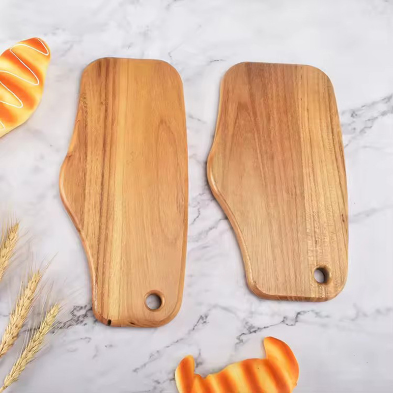 tabla de corte de madera multifuncional tabla de corte de verduras creativa irregular tabla de pizza de pan pan pan de desayuno de hotel casero
