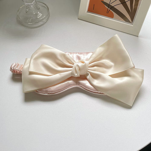 Ins big bow eye mask comfortable breathable skin-friendly sunshade photo-taking magic headband