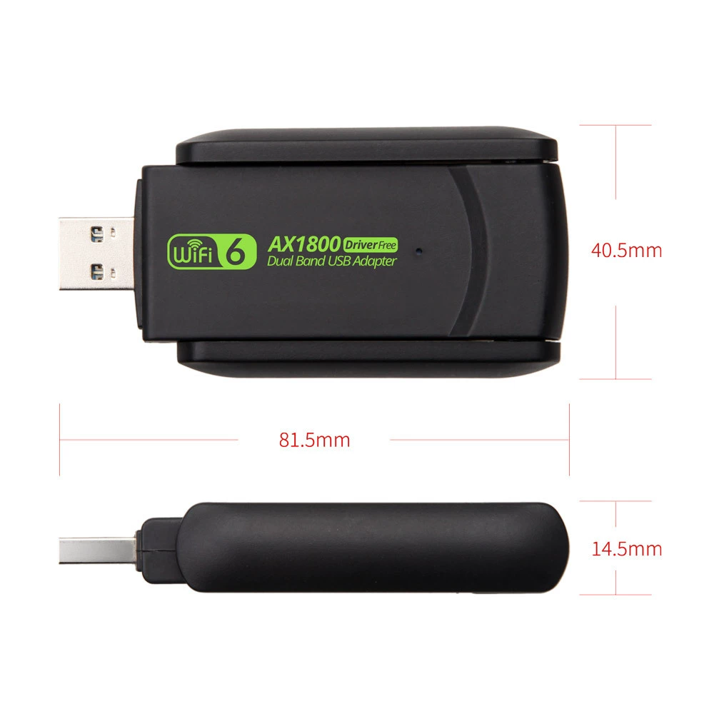 WiFi 6 беспроводная сетевая карта USB 3.0 ноутбук настольная двойной диапазон AX1800M беспроводная сетевая карта Free-Drive