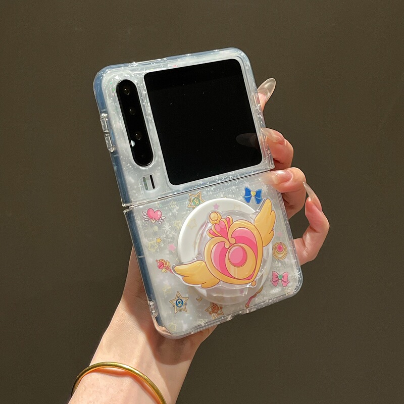 Girly Heart Shell Pattern Bow Magic Wand Holder Huawei Purax/Pocket2 Mobile Phone Case X5/X3/X6