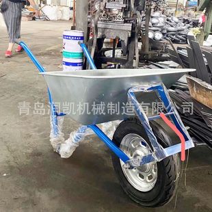 Direct Supply from Shandong Manufacturer: Agricultural Single-Wheel Cart, Single-Wheel Truck for Pushing Sand, Garden Waste, Construction Materials, and Site Handcart
