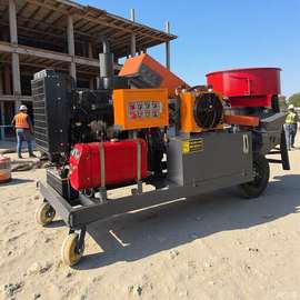 混凝土输送泵混泥土地泵二次构造柱上料机注浆机二次构造柱泵