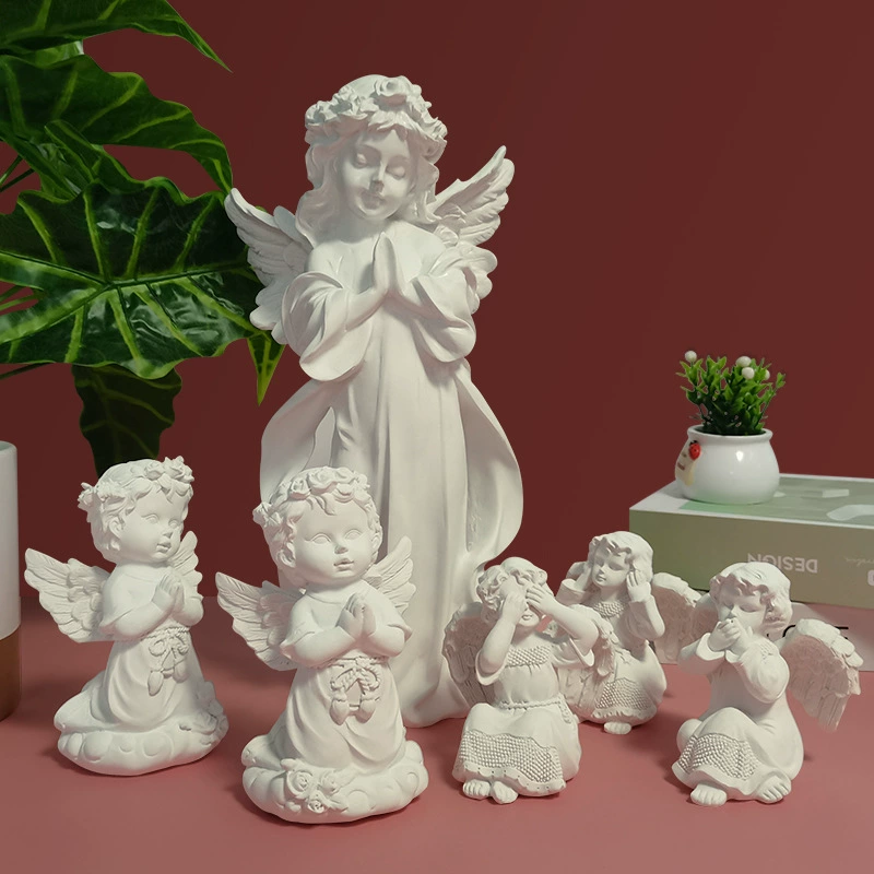 Милая статуя, модная настольная Resin декор из смолы, скандинавский стиль, домашний декор