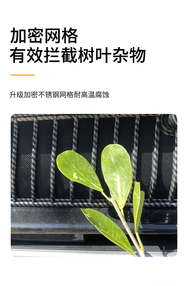 Suitable for Lantu bosom friend car insect net front face net special modified decorative strip auto parts accessories