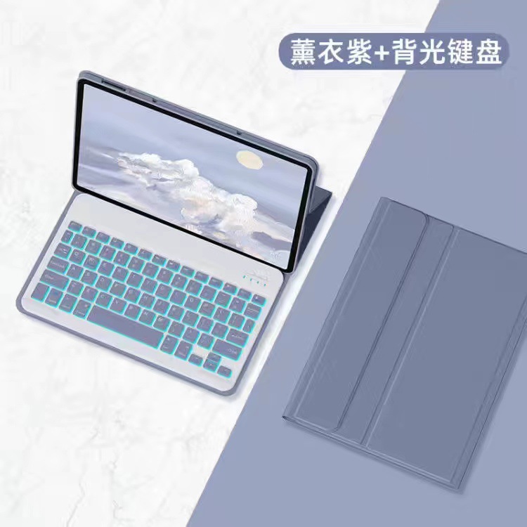 Smoked clothes purple-Bluetooth keyboard (backlit) Image