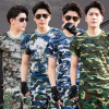 wholesale summer Quick drying T-shirts camouflage Short sleeved T-shirt outdoors Military training jacket men and women Physical fitness Training clothes