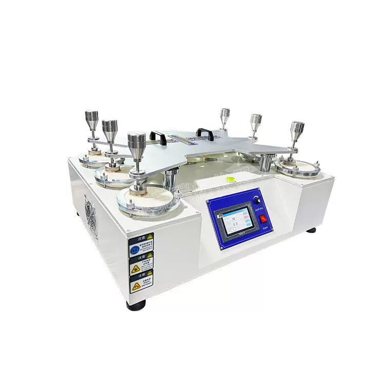 马丁代尔耐磨试验机六工位纺织皮革面料布料起毛起球耐磨耗测试仪