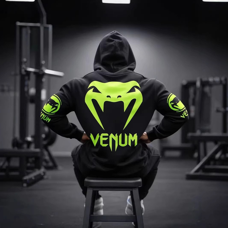 Cross-Border European and American Trendy Brand 3D Digital Print Venom Monster Hoodie, Unisex Loose-Fitting Trendy Casual Jacket