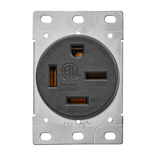American standard high power surface mounted socket wall panel metal panel socket 15-60R