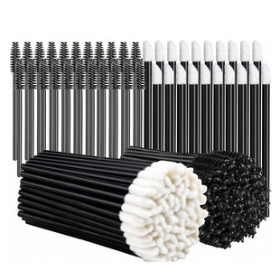 100 Disposable Eyelash Brushes, Eyelash Wands, Multiple Colors Available, Cross-Border, Dropshipping, Direct from Factory