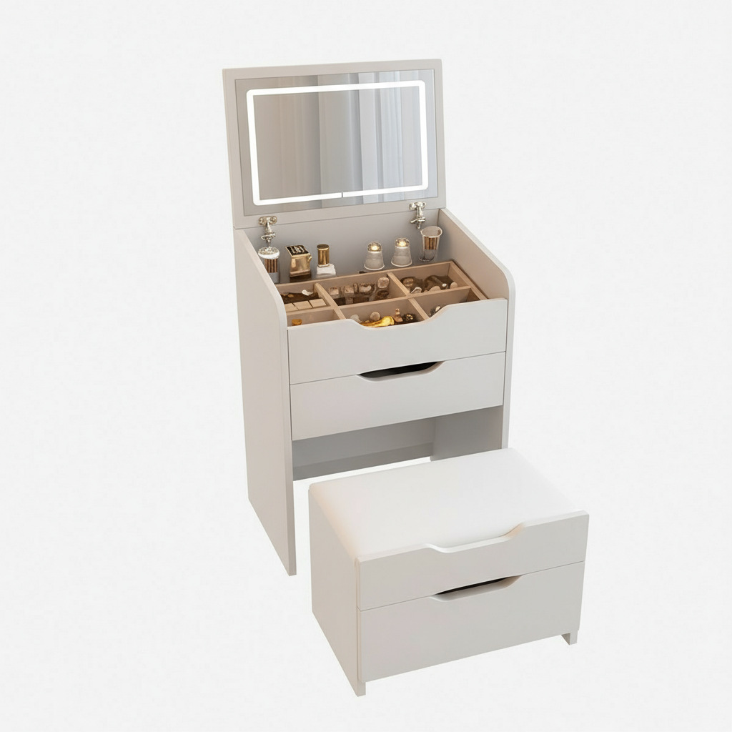 Comodador de dormitorio multifuncional plegable alquiler de gabinete de almacenamiento de artículos de madera maciza comodador