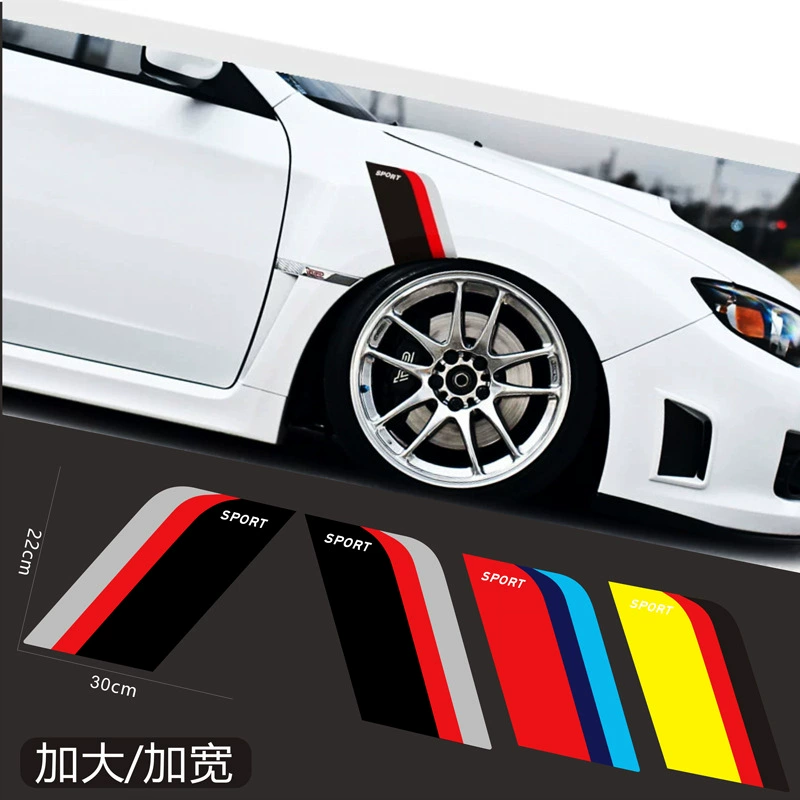 Крыло автомобиля Автомобильная наклейка колесо украшение для бровей наклейка Персонализированная модификация виниловый лист наклейка на кузов автомобиля царапина Автомобильная наклейка