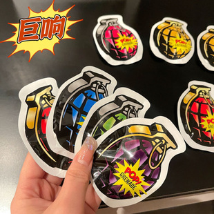 Simulation grenade can explode children's toys self-destruct real model explosive bag trick prank decompression new year's cannon