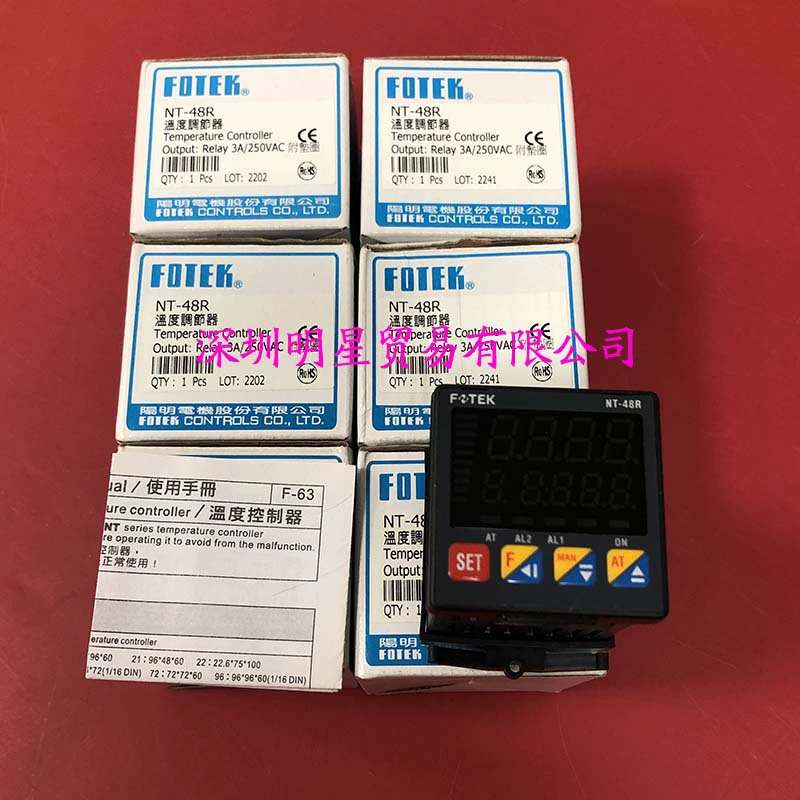 Оригинальный аутентичный тайваньский термостат Yangming FOTEK NT-48R, реле времени, поддельное одно наказание, десять