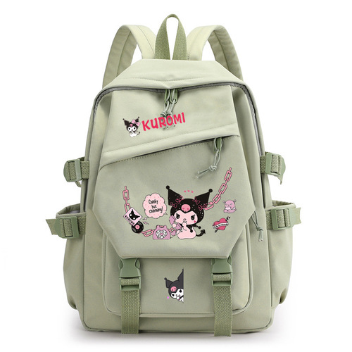 Kuromi peripheral cute backpack cartoon pattern student large capacity casual school bag fashionable personalized backpack