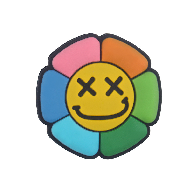 Nuevos bebés dibujos animados flores de sol creativas DIY bebé silicona molars tetina accesorios de cadena