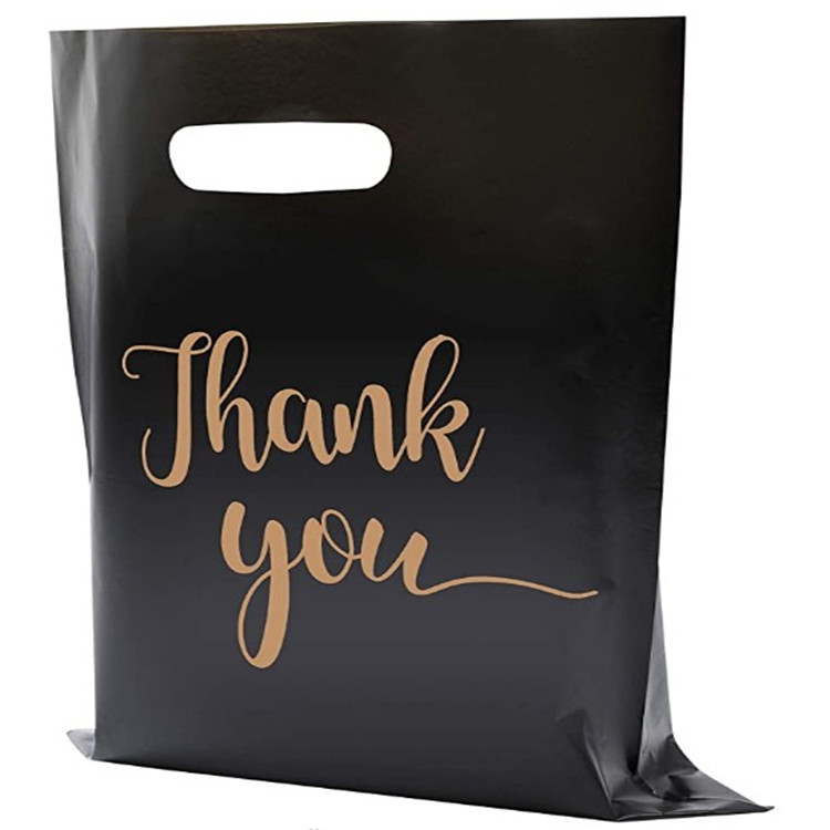 黑色手提袋购物促销降解袋可印制胶袋厂商塑料袋有淀粉可降解袋