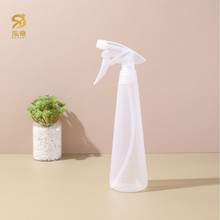 厂家直销350ml手扣式透明喷雾瓶 PP材质消毒液洗护液分装喷雾瓶